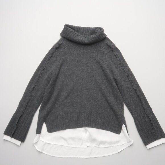 Brochu Walker The Jolie Fringe Layered Looker Sweater Size Medium - Picture 4 of 11